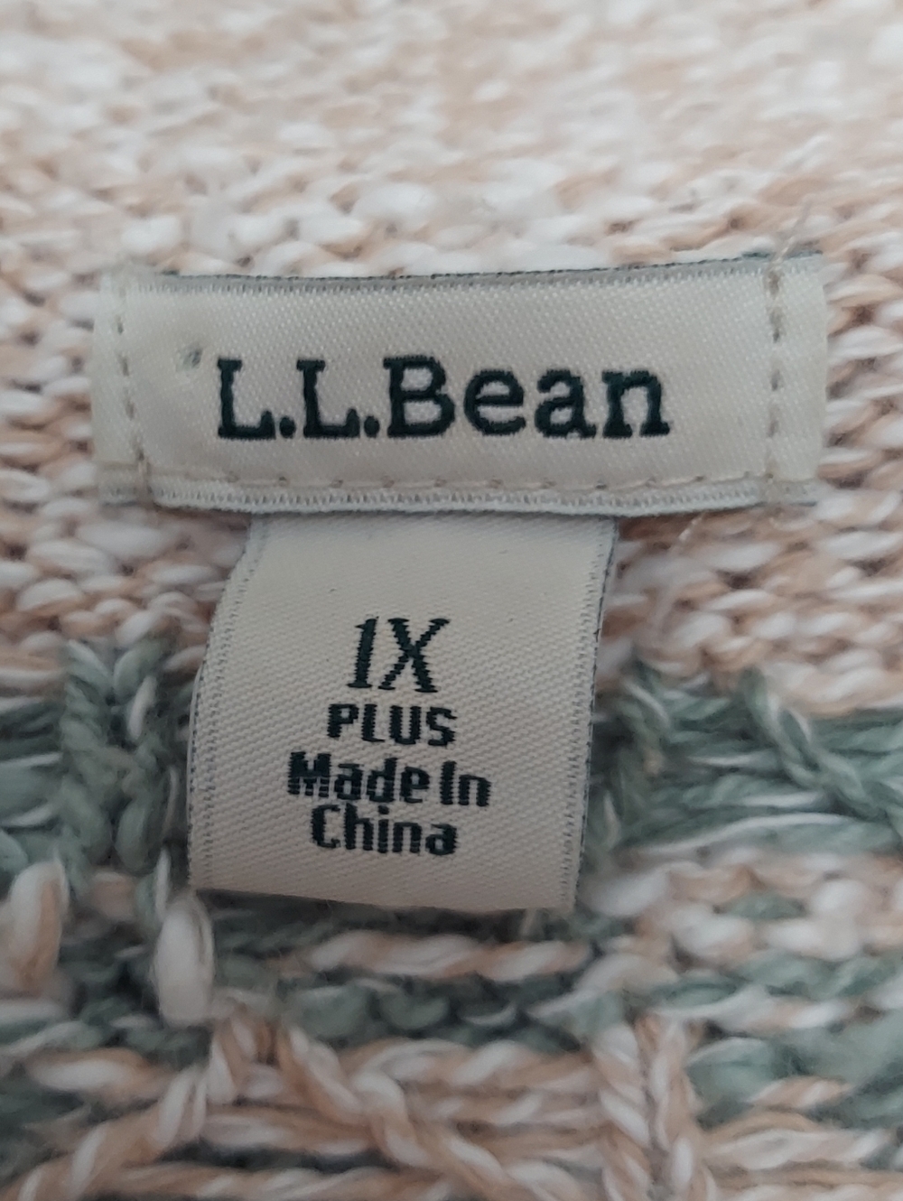 L.L. Bean Plus Size 1X Cozy Nordic  Fair Isle - Picture 2 of 6